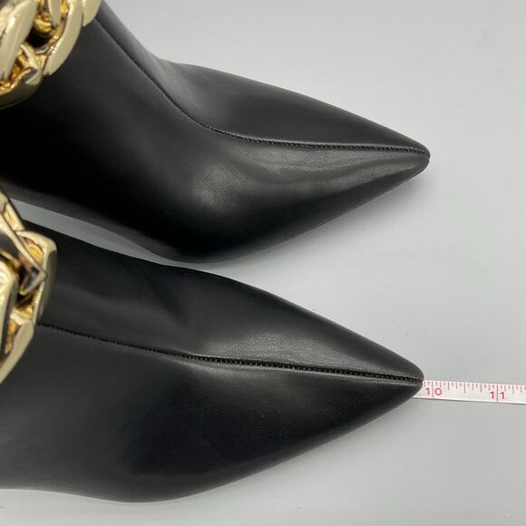 NEW I.N.C. Women’s Radeyah Pointed Toe Chain Booties Black Size 10M - Picture 8 of 11